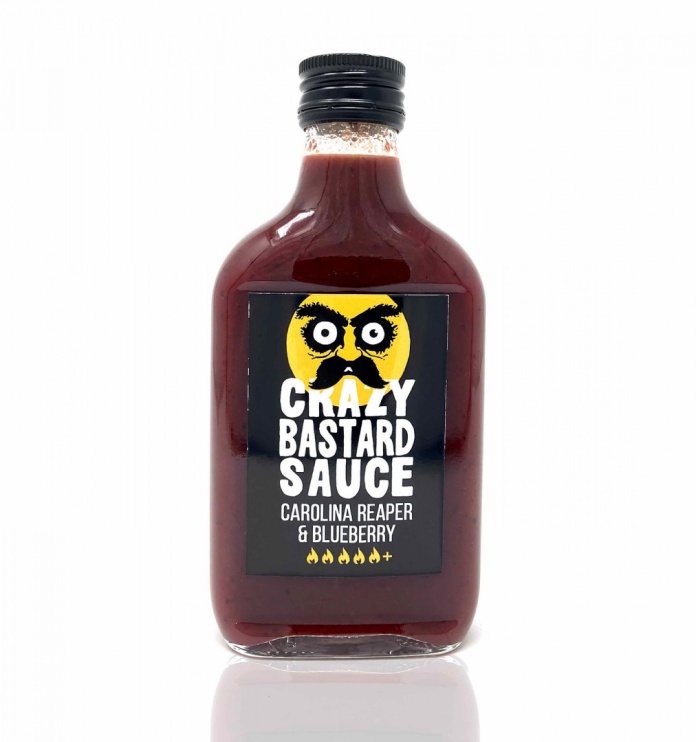 ostry sos chili Crazy Bastard Carolina Reaper Blueberry